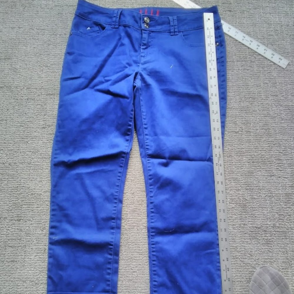Elle Royal Blue Jeans Size 12- NWOT